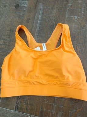 Women’s Orange Swim Sports Bra medium